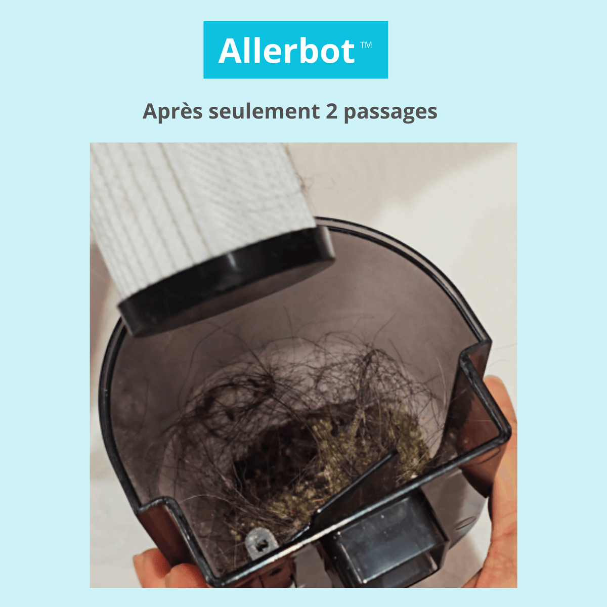 Allerbot™ – Réduisez les allergènes dans le matelas en 10 minutes